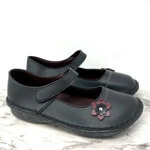 Bonita Flower Embellished Mary Jane Chunky Comfort Platform 7-7.5 Lagenlook